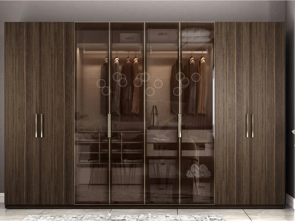 EGO WOOD VENEER Modular Wardrobe
