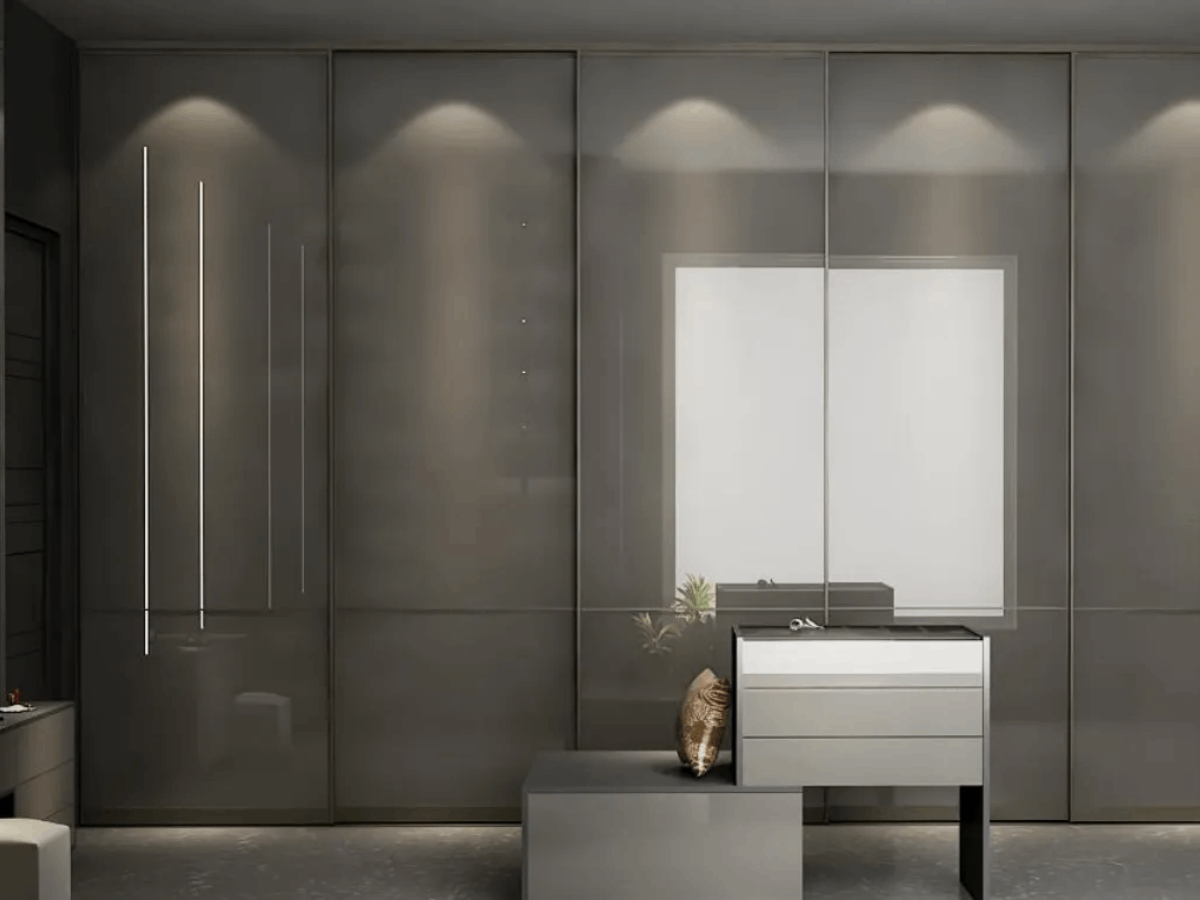 SLIDING WR in GLASS Modular Wardrobe