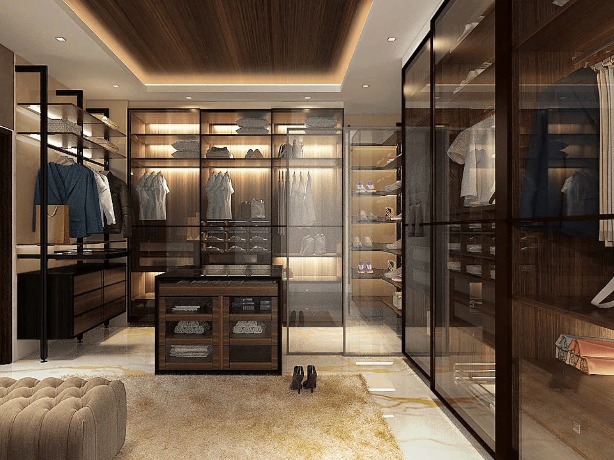 Walk-In Doric Modular Wardrobe
