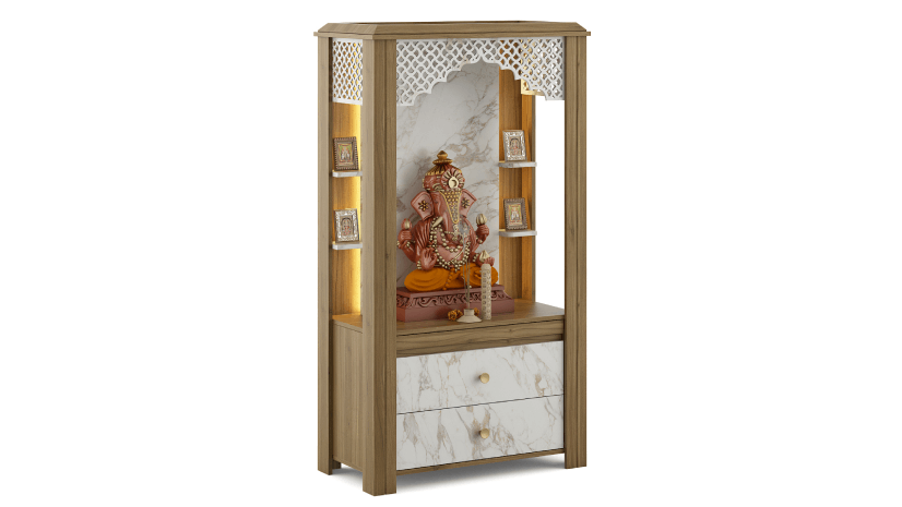 pooja room interior designs