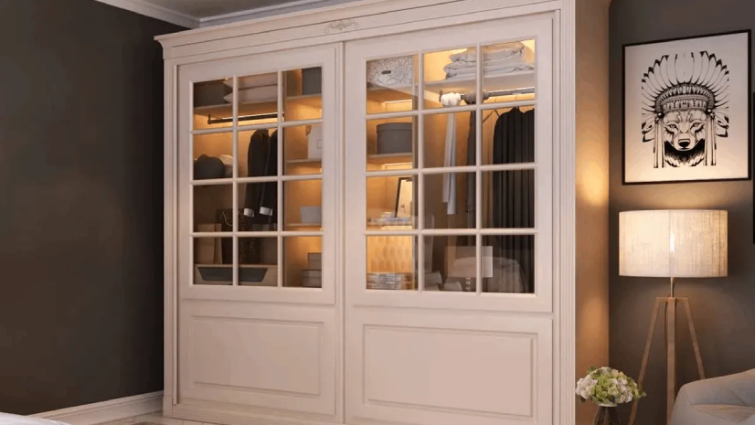 white colour wardrobe